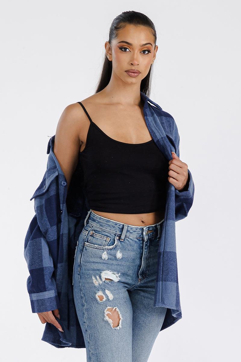 Boyfriend Oversized Soft Flannel Shacket - VirtuousWares:Global