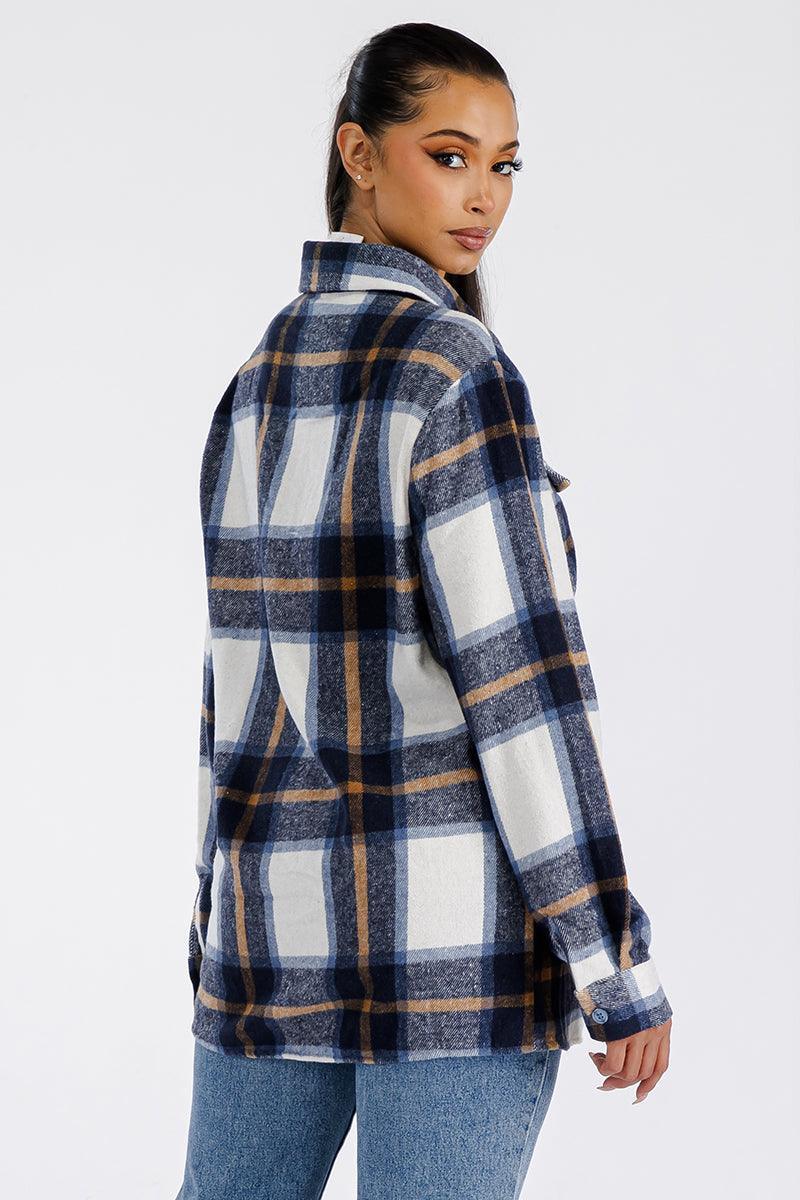 Boyfriend Oversized Soft Flannel Shacket - VirtuousWares:Global