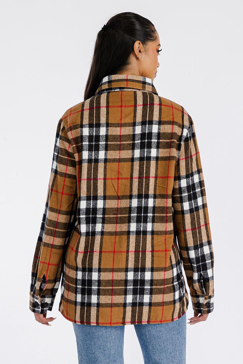 Boyfriend Oversized Soft Flannel Shacket - VirtuousWares:Global