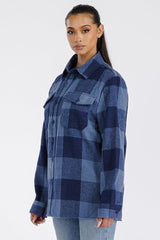 Boyfriend Oversized Soft Flannel Shacket - VirtuousWares:Global