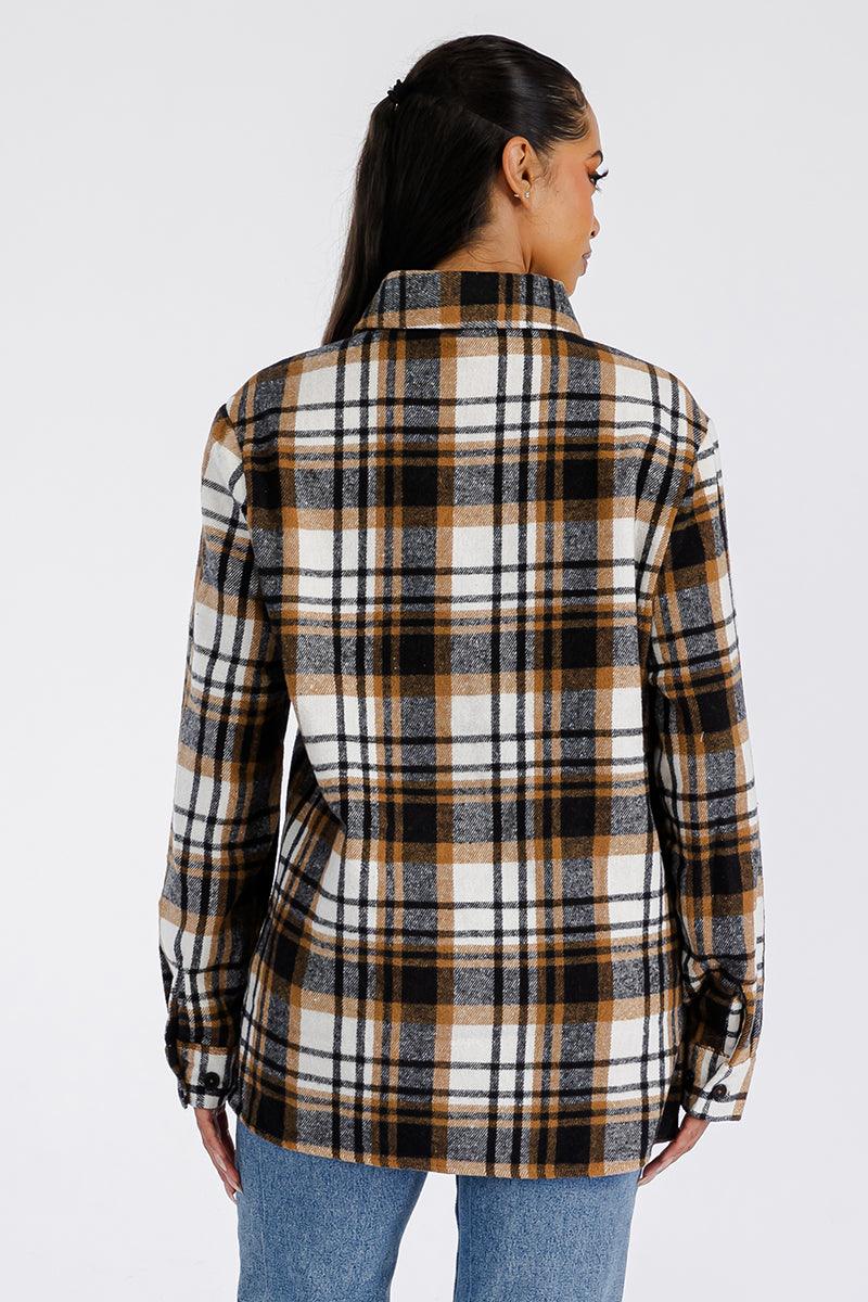 Boyfriend Oversized Soft Flannel Shacket - VirtuousWares:Global