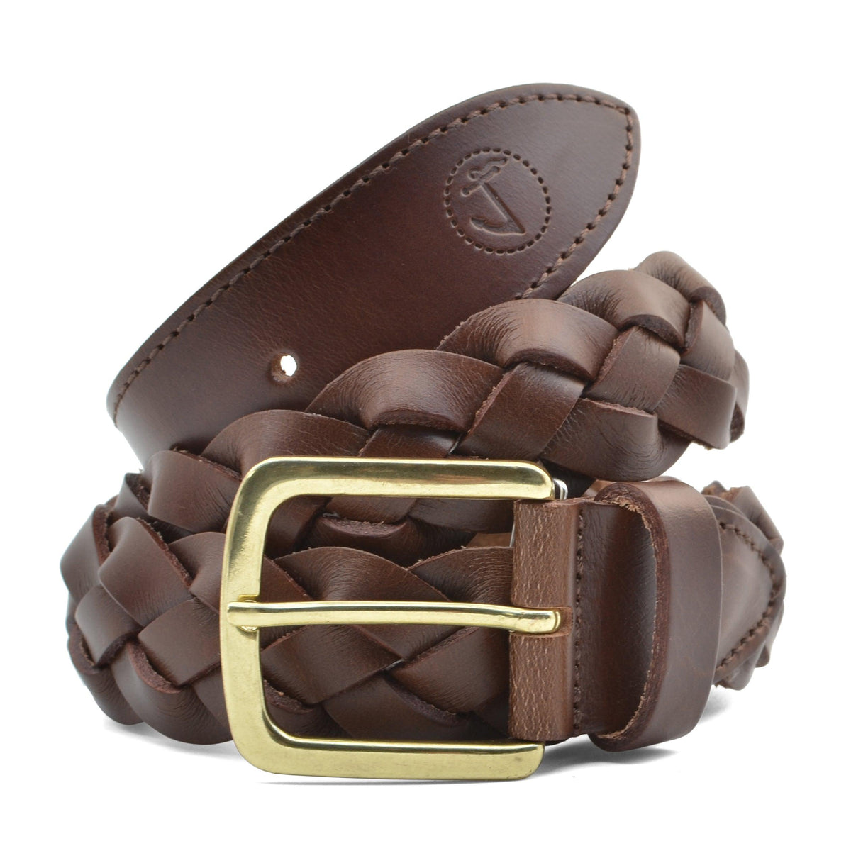 Braided Leather Belt Sargasso - VirtuousWares:Global