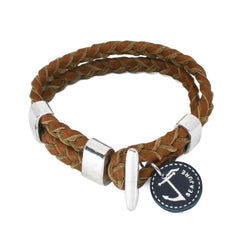 Braided Leather Corfu Bracelet - VirtuousWares:Global