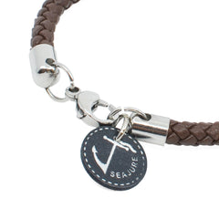 Braided Leather Corsica Bracelet - VirtuousWares:Global