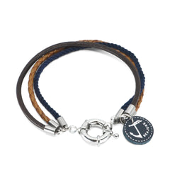 Braided Leather Madeira Bracelet - VirtuousWares:Global