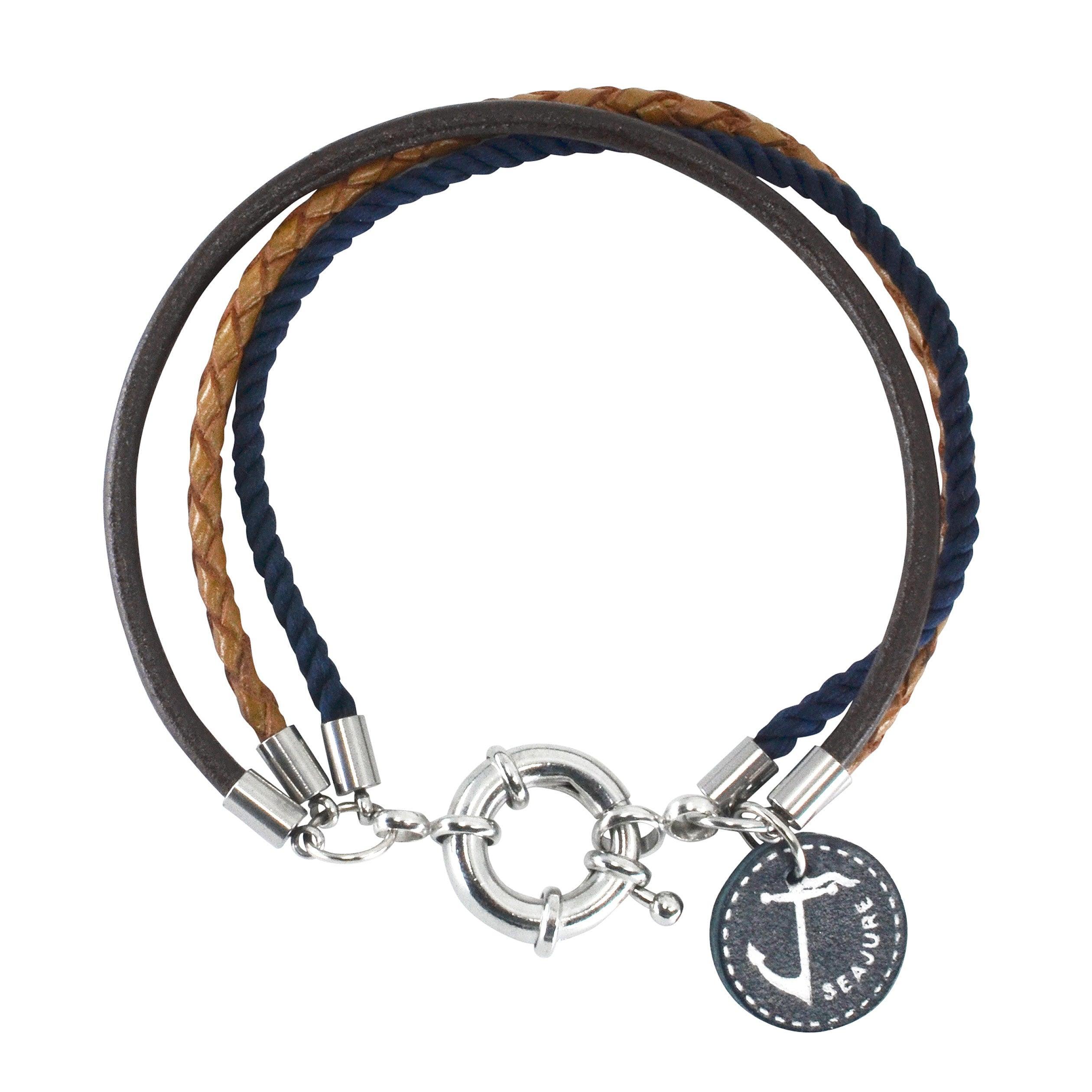 Braided Leather Madeira Bracelet - VirtuousWares:Global