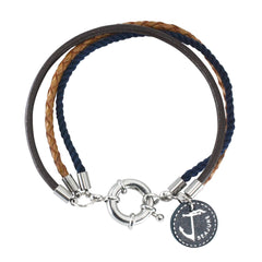 Braided Leather Madeira Bracelet - VirtuousWares:Global