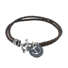Braided Leather Miyako Bracelet - VirtuousWares:Global
