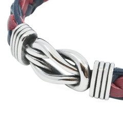 Braided Leather Navarino Bracelet - VirtuousWares:Global