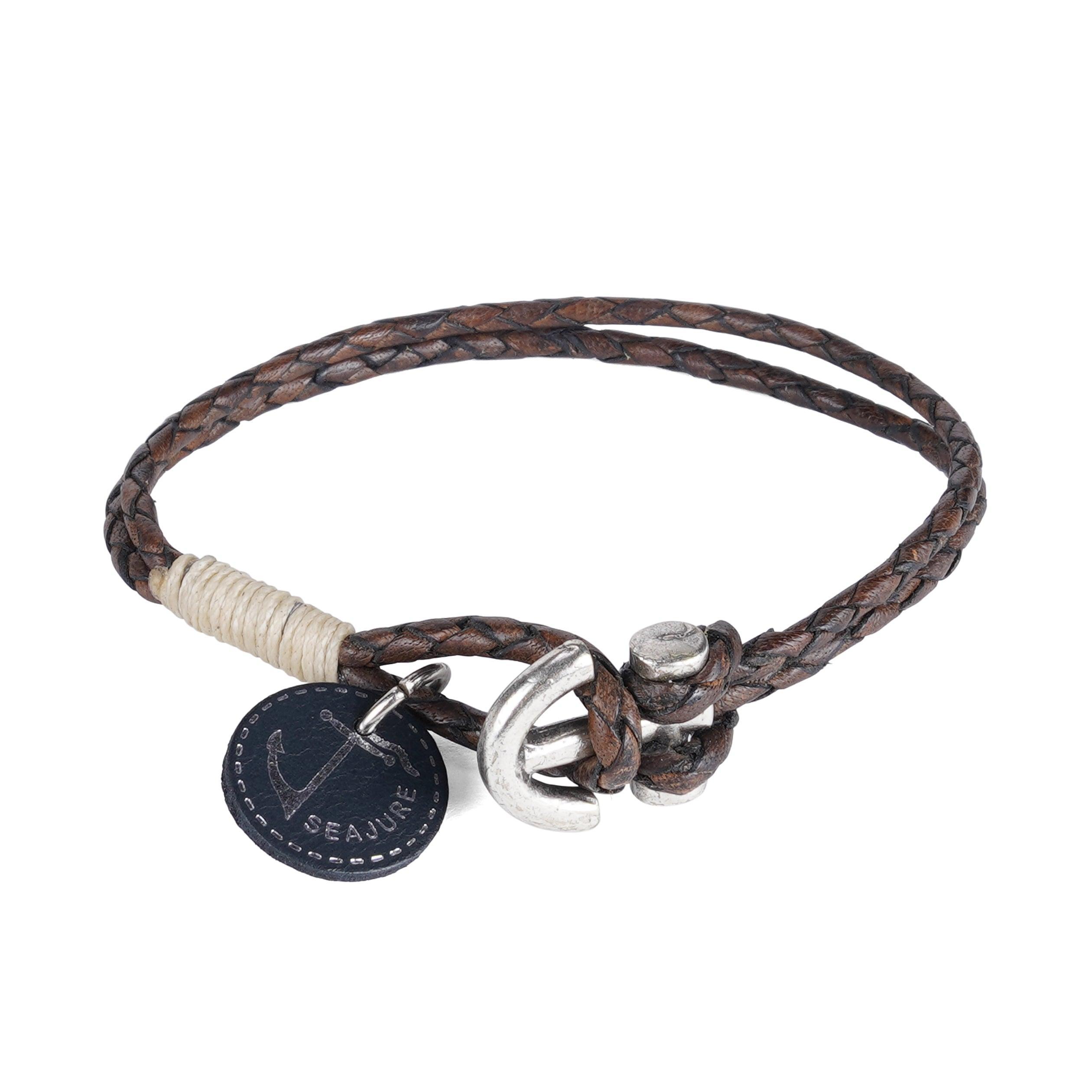 Braided Leather Pitcairn Bracelet - VirtuousWares:Global