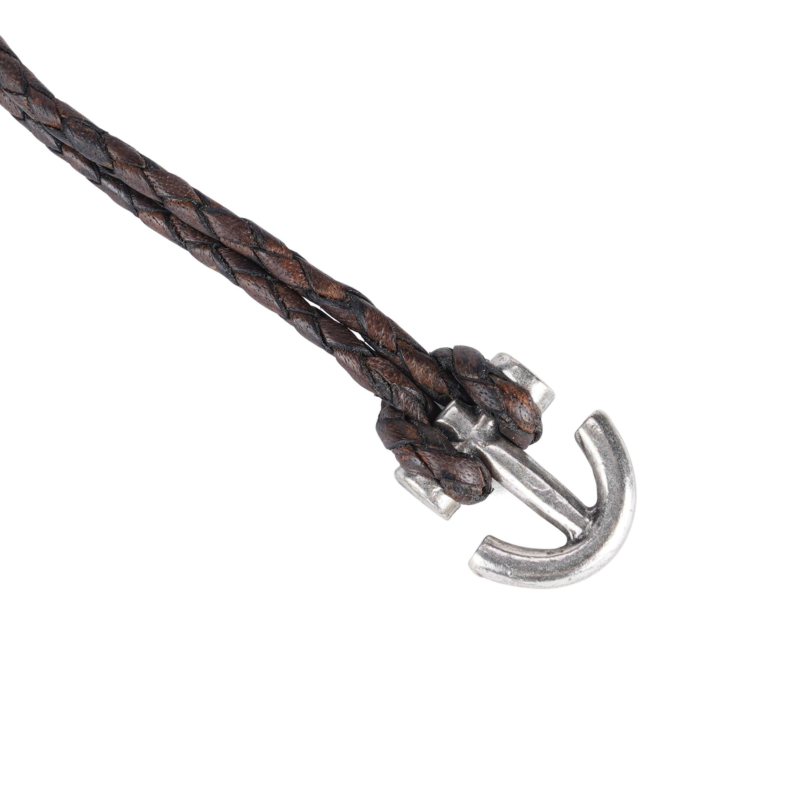 Braided Leather Pitcairn Bracelet - VirtuousWares:Global