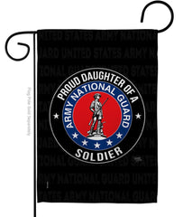 Breeze Decor G158528-BO Army Proud Daughter Soldier Garden Flag Armed - VirtuousWares:Global