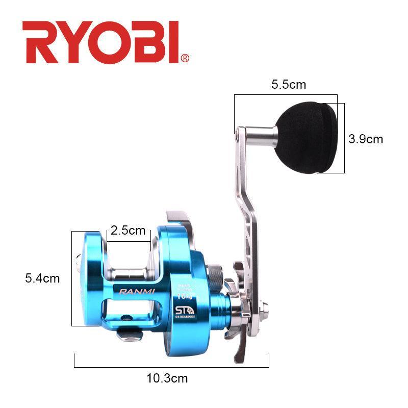 BT50 Fishing Reel8+1BB Gear Ratio5.1:1 Max Drag 16kg Slow Jigging Reel - VirtuousWares:Global
