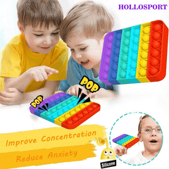 Bubble Toy 2 pieces Push Pop Bubble Sensory Toys - VirtuousWares:Global
