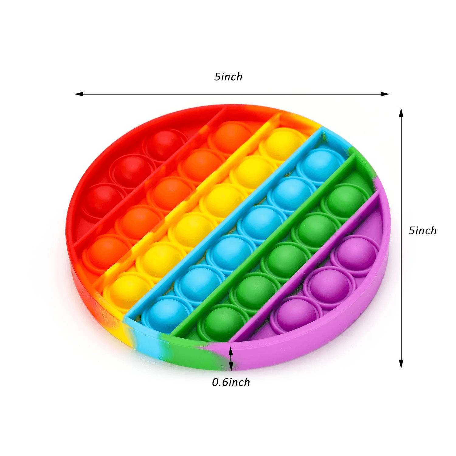 Bubble Toy 2 pieces Push Pop Bubble Sensory Toys - VirtuousWares:Global