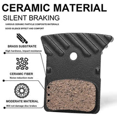 BUCKLOS Ceramic Brake Pads Bike MTB Hydraulic Brake Disc Pads Mountain - VirtuousWares:Global