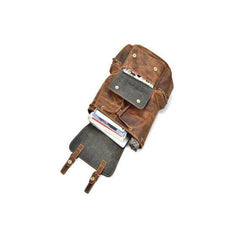 Buffalo Leather Backpack Handmade Unisex Backpack Travel Outdoor Bag - VirtuousWares:Global