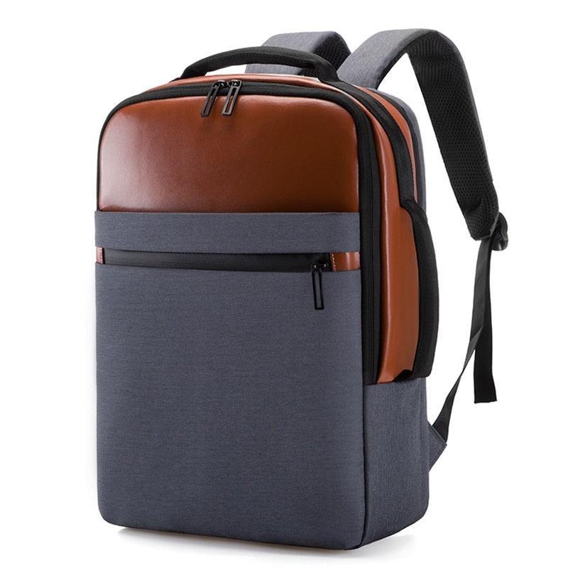 Business Backpack For Men Large Capacity USB Charging Bag Male - VirtuousWares:Global
