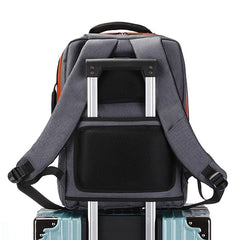 Business Backpack For Men Large Capacity USB Charging Bag Male - VirtuousWares:Global
