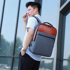 Business Backpack For Men Large Capacity USB Charging Bag Male - VirtuousWares:Global