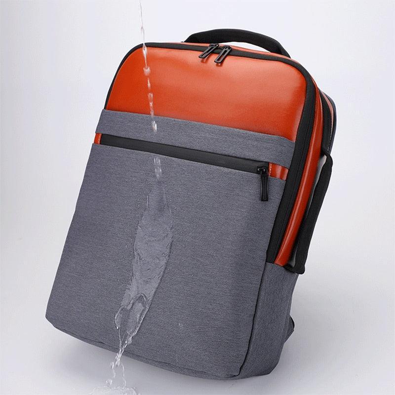 Business Backpack For Men Large Capacity USB Charging Bag Male - VirtuousWares:Global