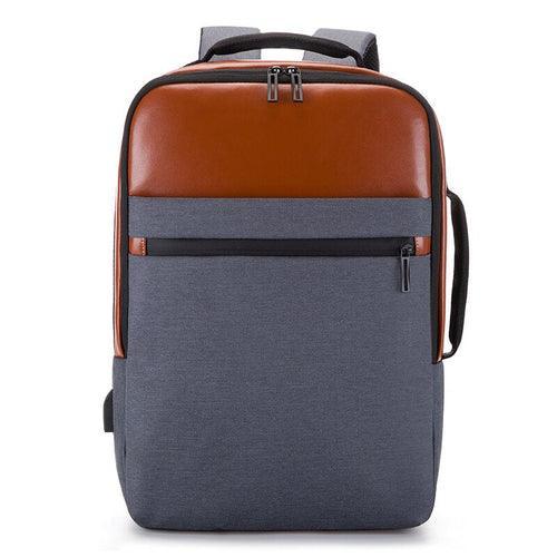 Business Backpack For Men Large Capacity USB Charging Bag Male - VirtuousWares:Global