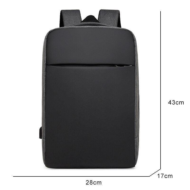 Business Backpack For Men Large-capacity Waterproof Bag USB Charging - VirtuousWares:Global