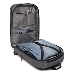 Business Backpack For Men Large-capacity Waterproof Bag USB Charging - VirtuousWares:Global