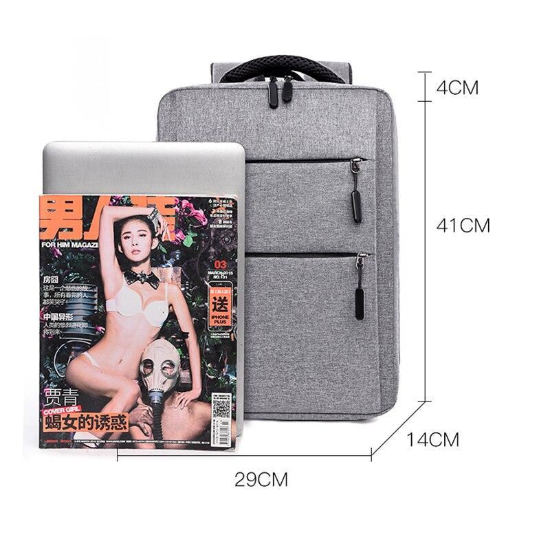 Business Man Backpack Waterproof Oxford Cloth Bag Multifunctional USB - VirtuousWares:Global