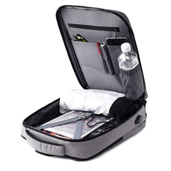 Business Man Backpack Waterproof Oxford Cloth Bag Multifunctional USB - VirtuousWares:Global