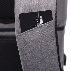 Business Man Backpack Waterproof Oxford Cloth Bag Multifunctional USB - VirtuousWares:Global