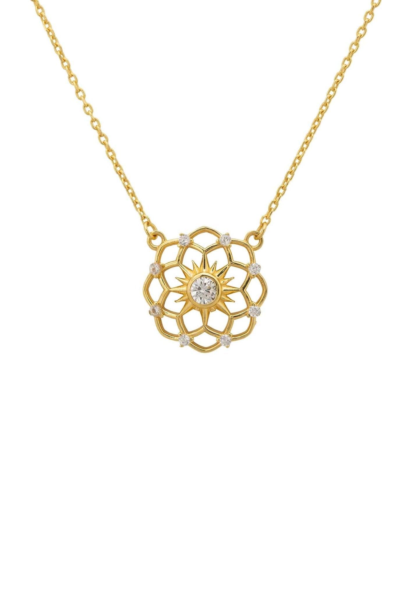 Buy brilliance fine jewelry Chakra Pendant Necklace Gold - VirtuousWares:Global