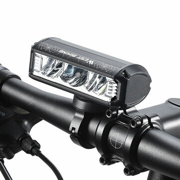 WEST BIKING 1750Lm Super Brightness Bike Headlights 4000mAh Battery Waterproof 4 Light Modes Type-C Rechargeable Aluminum Alloy Mini Front Light for Electric Bike Scooter MTB Bicycle