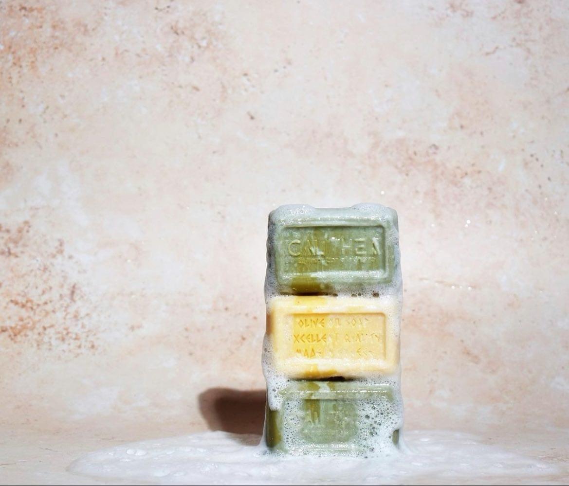 CALITHEA 3- Pack 100% Pure Natural, Organic Olive Oil Soap with Honey - VirtuousWares:Global