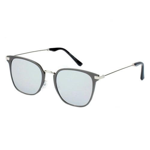 CAMBRIDGE | Pillowed Rectangle Flat Lens Horned Rim Sunglasses - VirtuousWares:Global