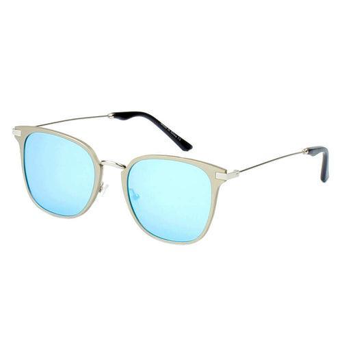 CAMBRIDGE | Pillowed Rectangle Flat Lens Horned Rim Sunglasses - VirtuousWares:Global