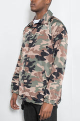 CAMO COACHS JACKET - VirtuousWares:Global