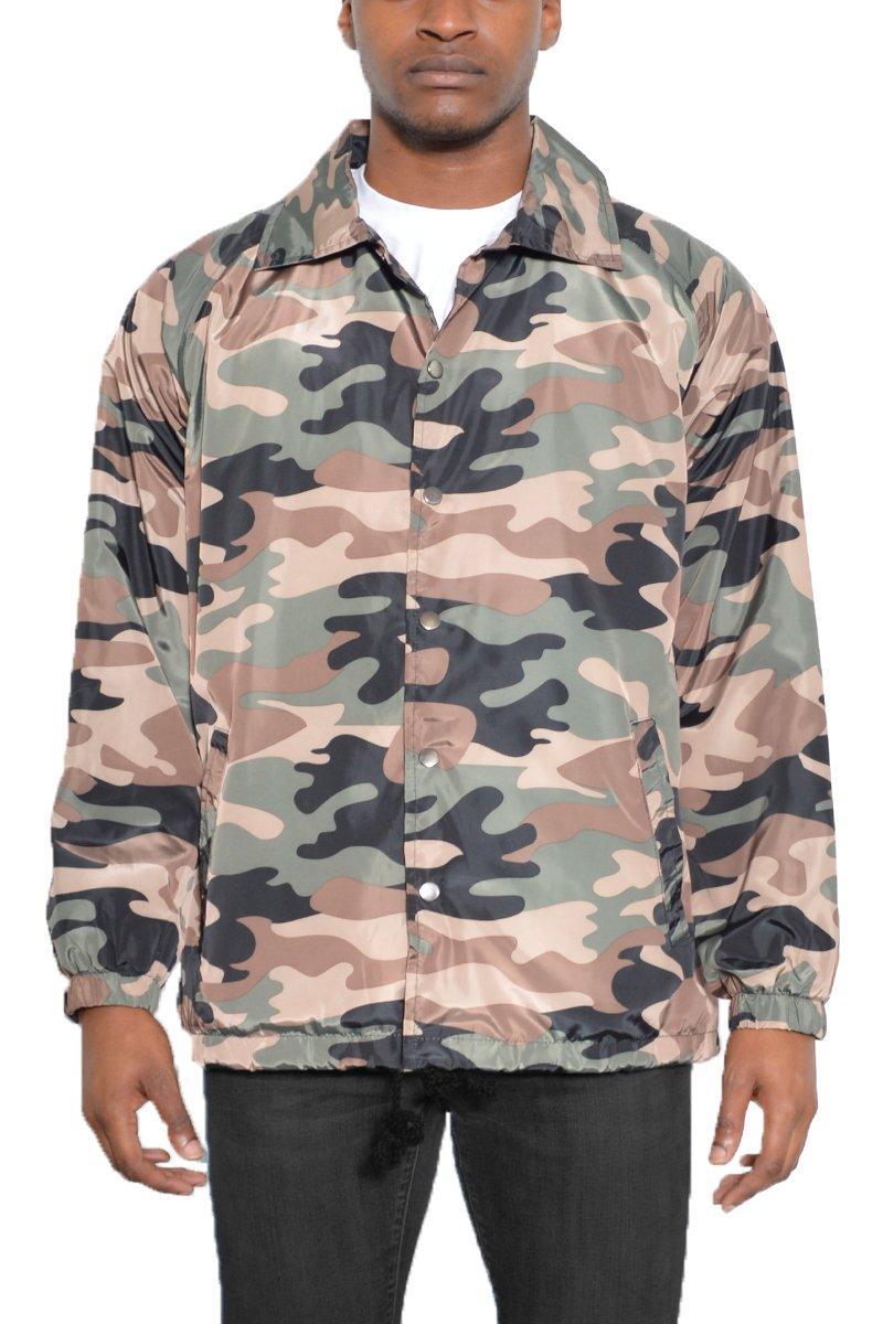 CAMO COACHS JACKET - VirtuousWares:Global