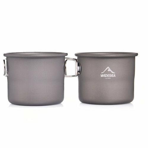 Camping Mug Outdoor Coffee Tea Aluminum Cup Tourism Tableware Picnic - VirtuousWares:Global