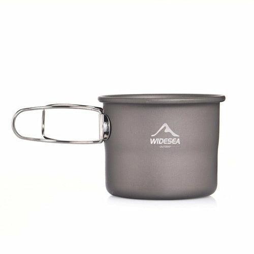 Camping Mug Outdoor Coffee Tea Aluminum Cup Tourism Tableware Picnic - VirtuousWares:Global