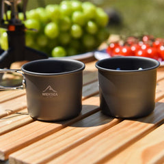 Camping Mug Outdoor Coffee Tea Aluminum Cup Tourism Tableware Picnic - VirtuousWares:Global