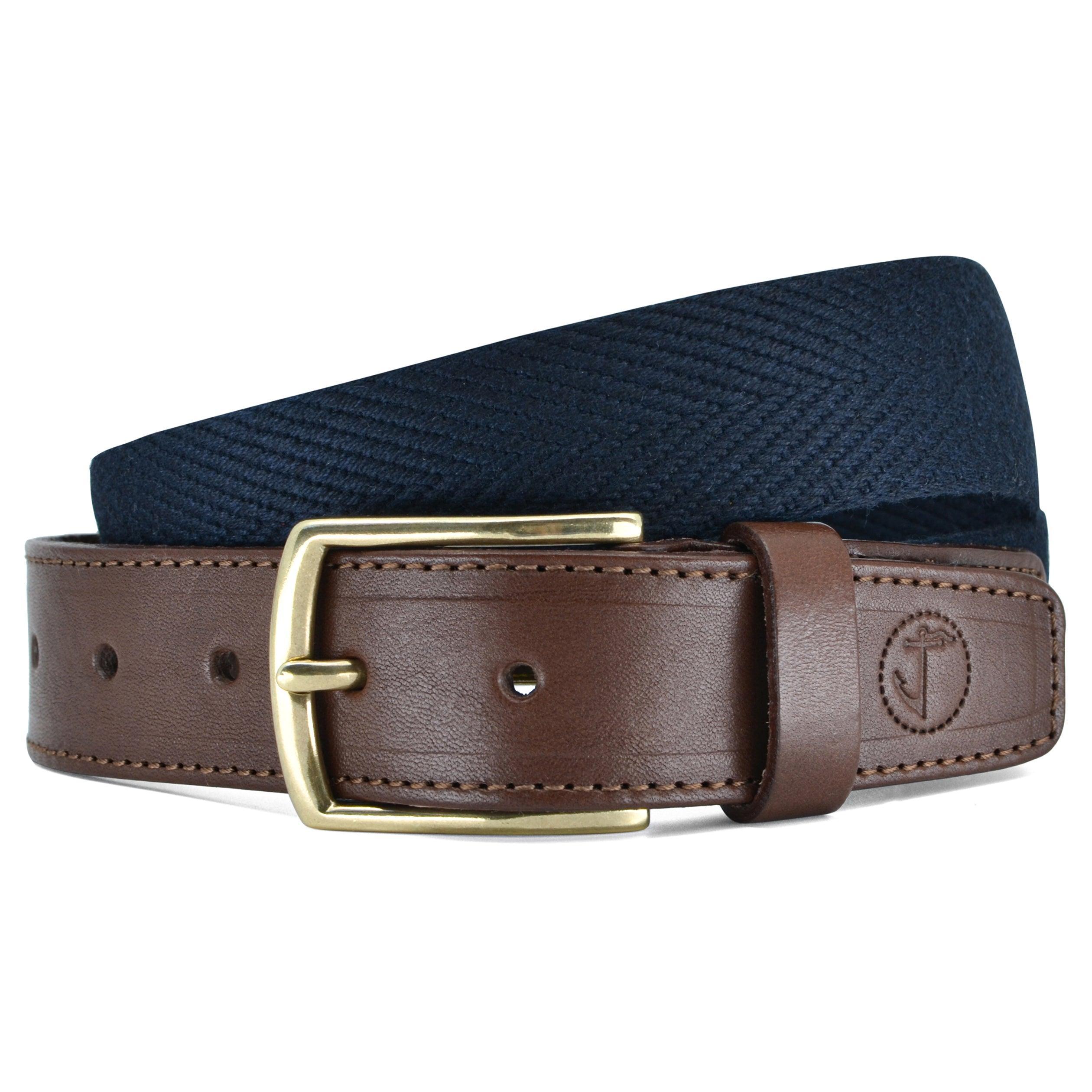 Canvas and Leather Belt Arafura - VirtuousWares:Global