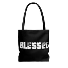 Canvas Tote Bags, Blessed Graphic Style Shoulder Bag - VirtuousWares:Global