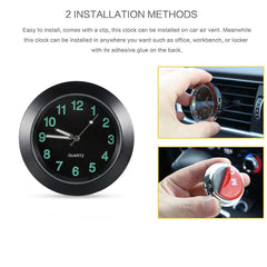 Car Air Vent Clip Clock Luminous Dashboard Clock - VirtuousWares:Global