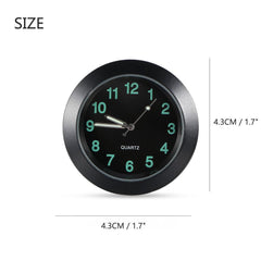 Car Air Vent Clip Clock Luminous Dashboard Clock - VirtuousWares:Global