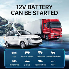 Car jump starter electric air compressor pump one ride 2 in 1 - VirtuousWares:Global