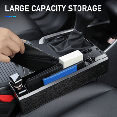 Car Seat Side Organizer with Charger Cable Car Seat Gap Storage Box - VirtuousWares:Global