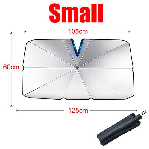 Car Sunshade Front Windshield Parasol V-shaped for EV Sun-proof and - VirtuousWares:Global