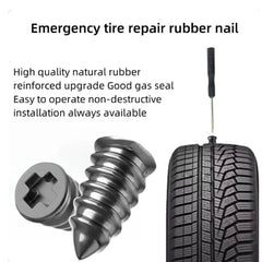 Car Tyre Repair Rubber Nail Set Universal Car Motorcycle Tyre Repair - VirtuousWares:Global