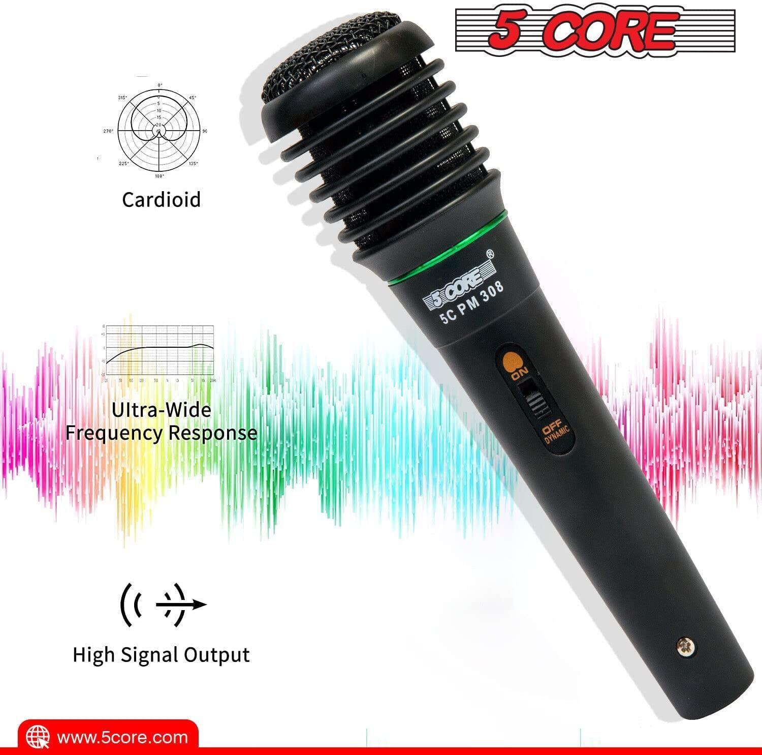 Cardioid Microphone with 12ft XLR Connector 308P - VirtuousWares:Global